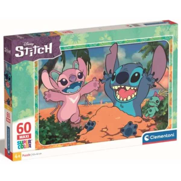 LILO & STITCH - Stitch & Angel - Puzzle Maxi Super Color 60P