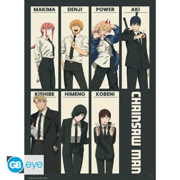 CHAINSAW MAN - Set 2 Posters Chibi 52x38 - Devil Hunters – Image 2