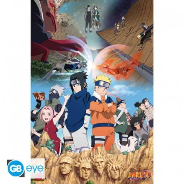 NARUTO - Poster Maxi 91,5x61 - La volonté du feu