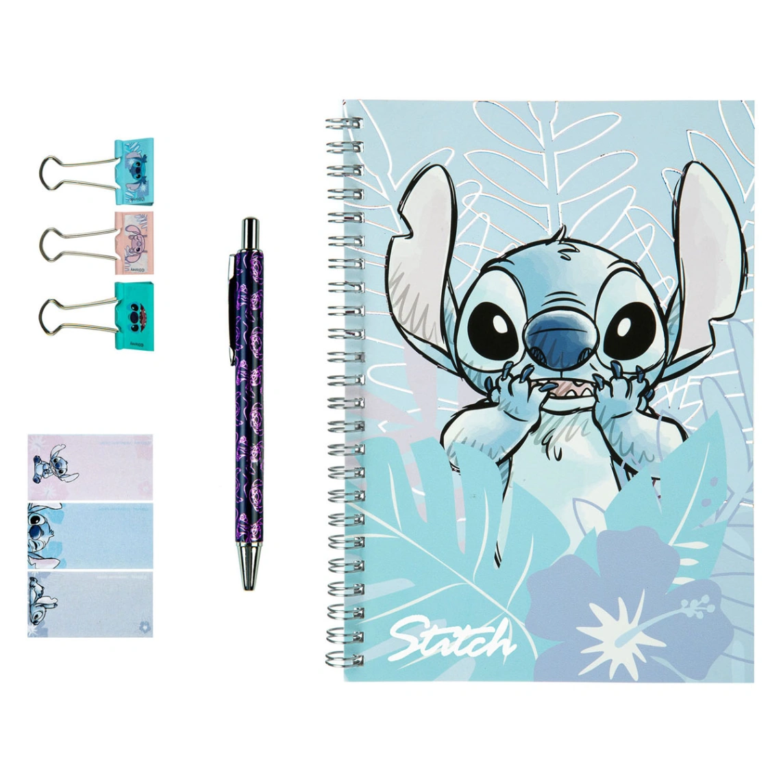STITCH - Aquarelle - Coffret Cadeau de Papeterie - 8pc.