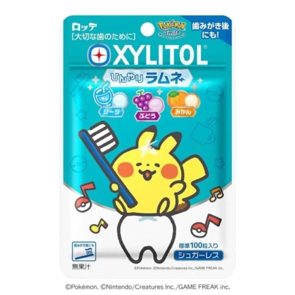 Bonbons Lotte Xylitol Ramune Pokemon 32g