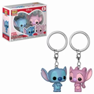 Pocket Pop Keychains : Disney - Stitch & Angel