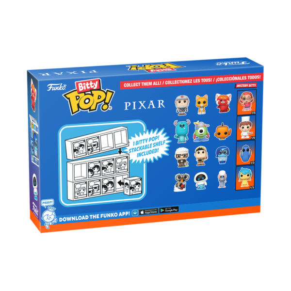 PIXAR - Bitty Pop 4 Pack 2.5cm - Là-Haut – Image 2