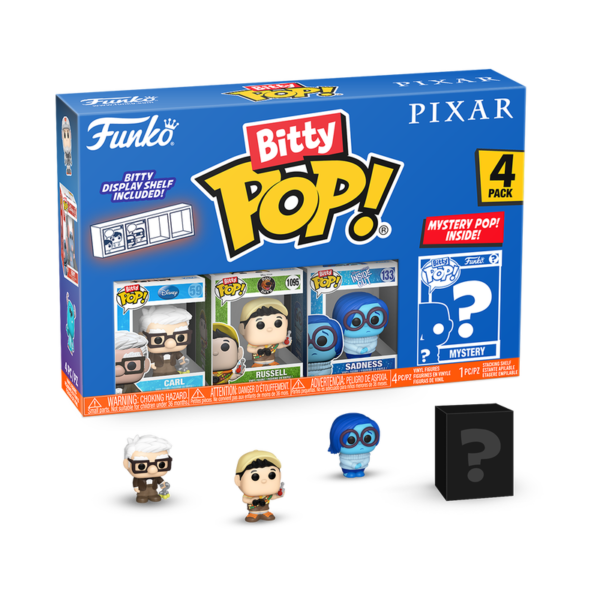 PIXAR - Bitty Pop 4 Pack 2.5cm - Là-Haut