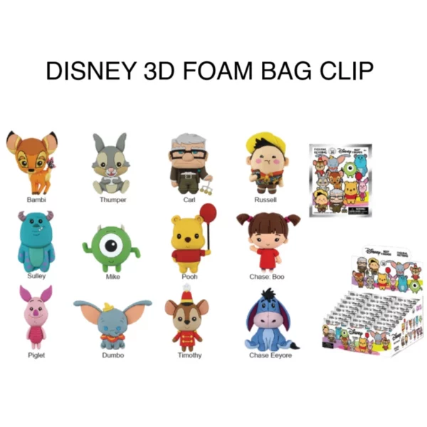 DISNEY - Best Friends Series 20 - 3D Foam Bag Clip