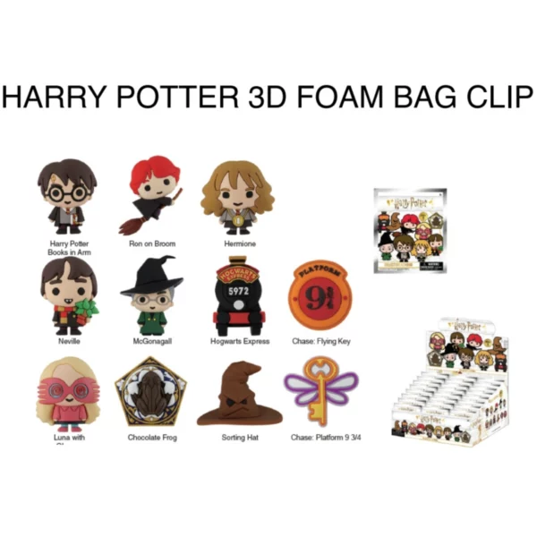 HARRY POTTER Serie 5 - 3D Foam Bag Clip