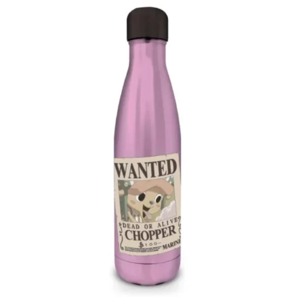 ONE PIECE - Chopper Wanted - Bouteille en métal - 540 ml