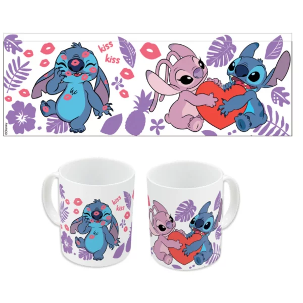 STITCH & ANGEL - Love - Mug céramique 325ml