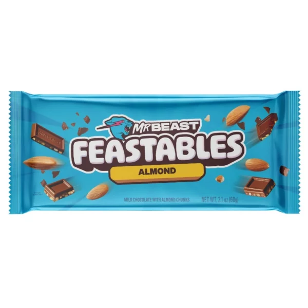 Barre de chocolat Amandes MrBeast Feastables