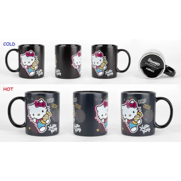 HELLO KITTY - Bonbons - Mug Thermoréactif 320ml