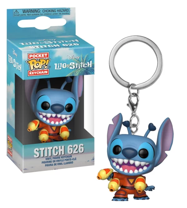 LILO & STITCH - Pocket Pop Keychains - Stitch avec blaster