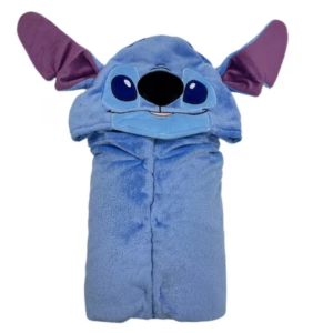 STITCH - Plaid Coral à Capuche 3D '120X150cm'