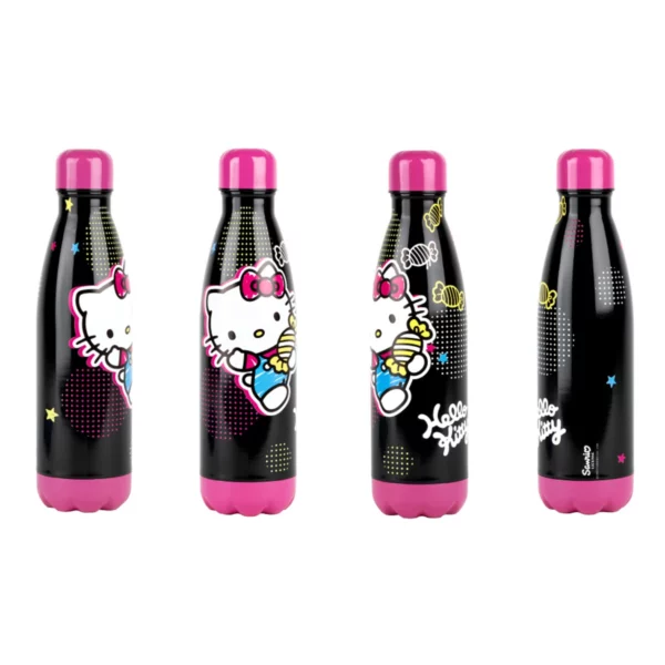 HELLO KITTY - Bonbons - Bouteille en Acier Inoxydable 500ml