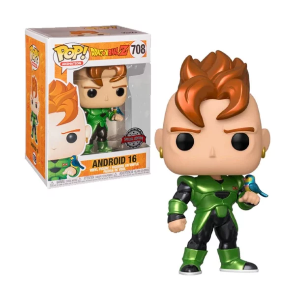 DRAGON BALL Z - POP Animation N° 708 - Android 16 Mettalic Edition