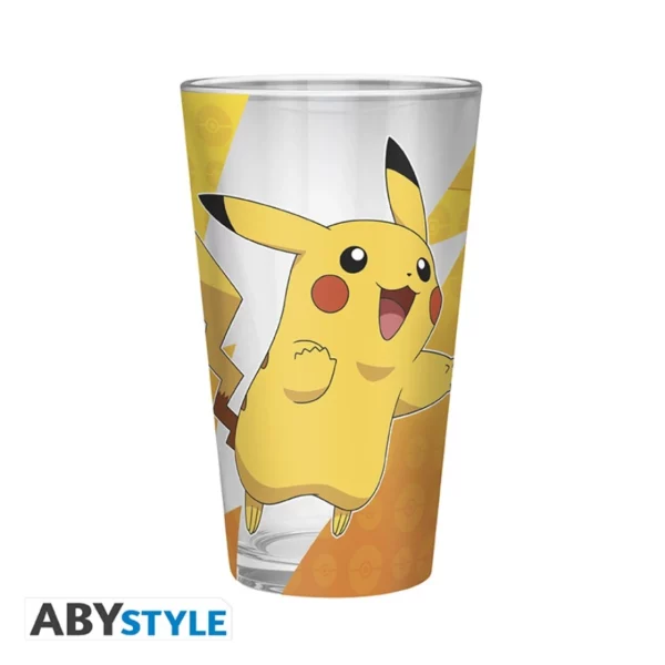 POKEMON - Verre XXL Premium - 400 ml - Pikachu effet métal