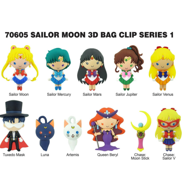 SAILOR MOON - Series 1 - 3D Foam Bag Clip