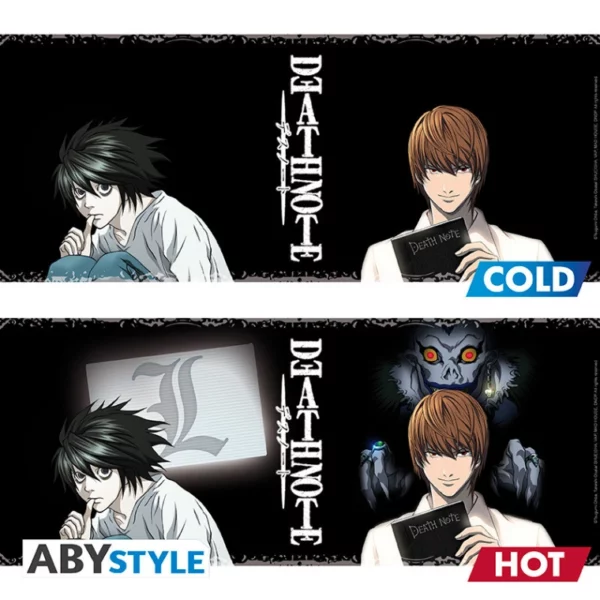 DEATH NOTE - Mug Heat Change - 460 ml - Kira & L – Image 3