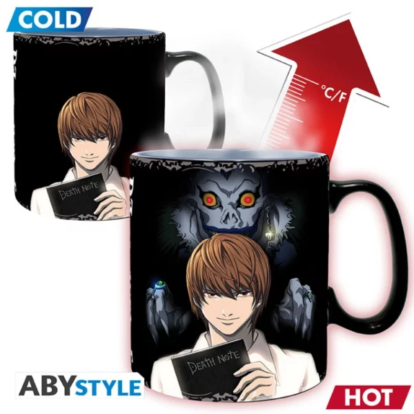 DEATH NOTE - Mug Heat Change - 460 ml - Kira & L