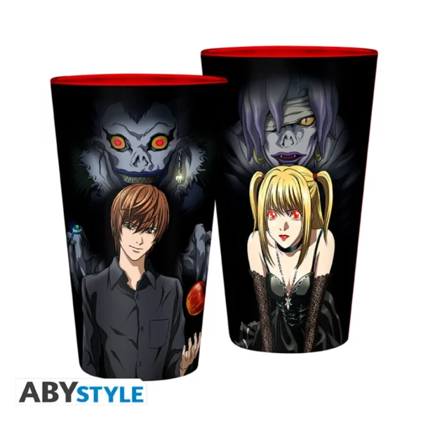 DEATH NOTE - Verre XXL - 400 ml - Light & Misa