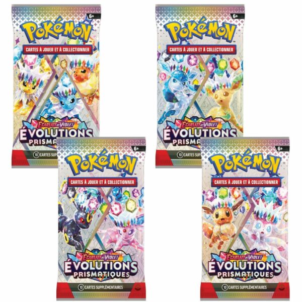 Pokémon – Booster Évolution Prismatique  – Modèle Aléatoire