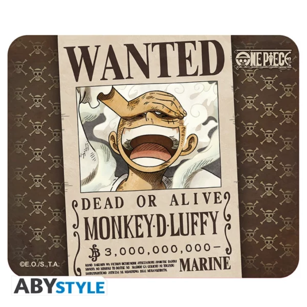 ONE PIECE - Tapis de souris souple - Wanted Luffy