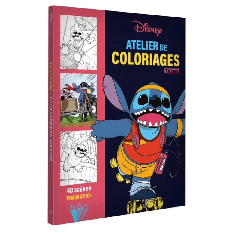 STITCH - ATELIER DE COLORIAGES - MANGA STITCH