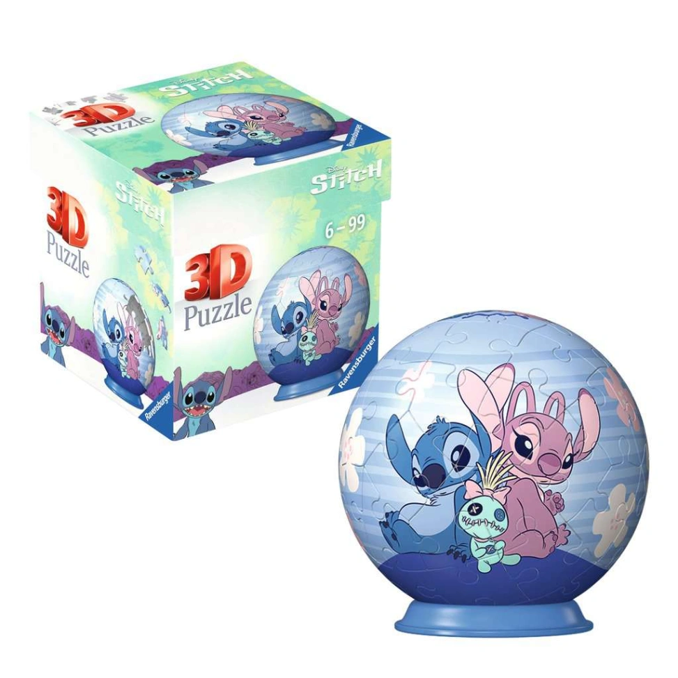 LILO & STITCH - Stitch & Angel - Puzzle 3D 54p
