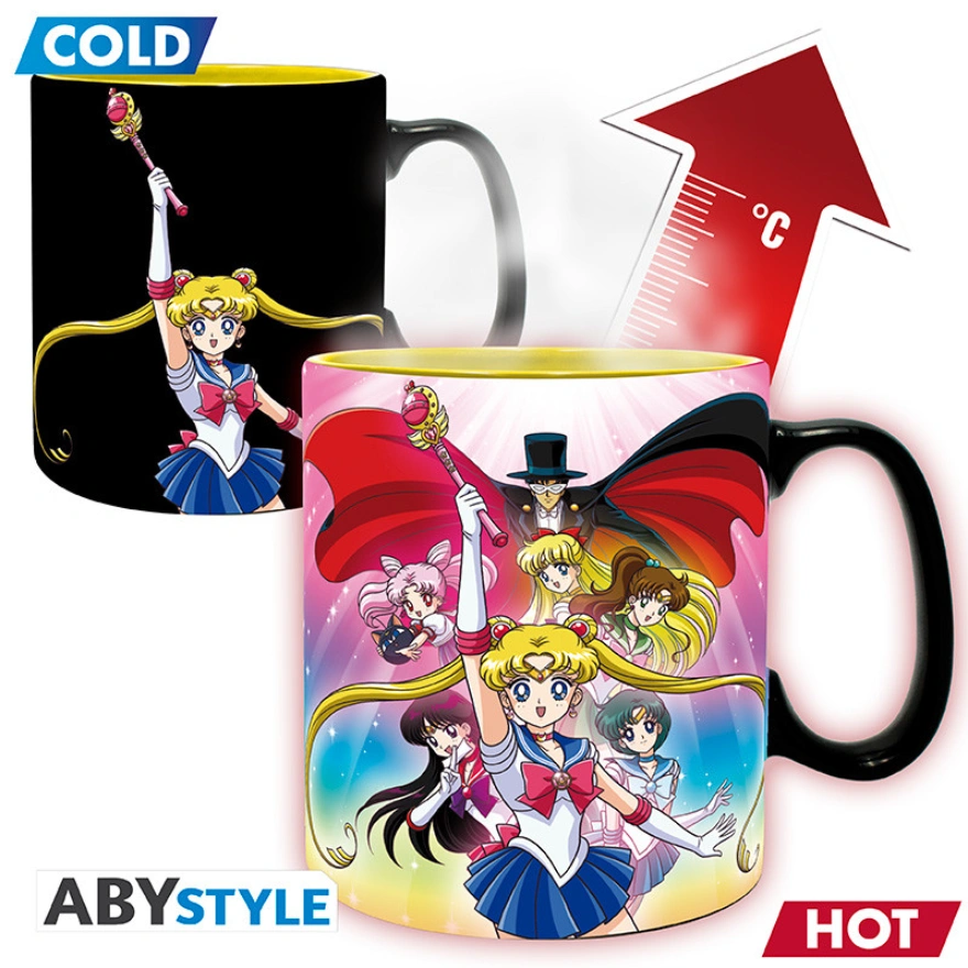 SAILOR MOON - Mug Heat Change - 460 ml - Groupe