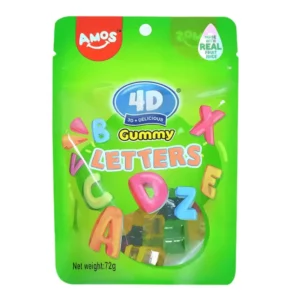 Amos 4D Gummy Letters 36 x 72g