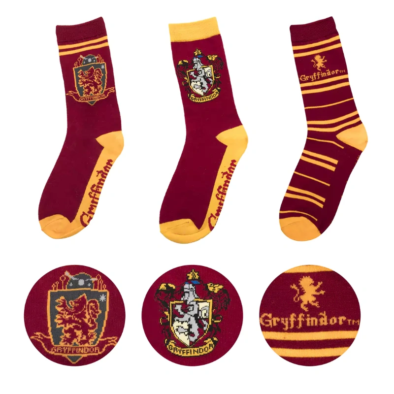 HARRY POTTER - Lot de 3 paires de chaussettes Gryffondor