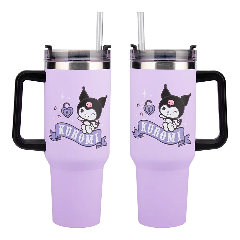 KUROMI - Mug de Voyage XL 1200ml avec paille