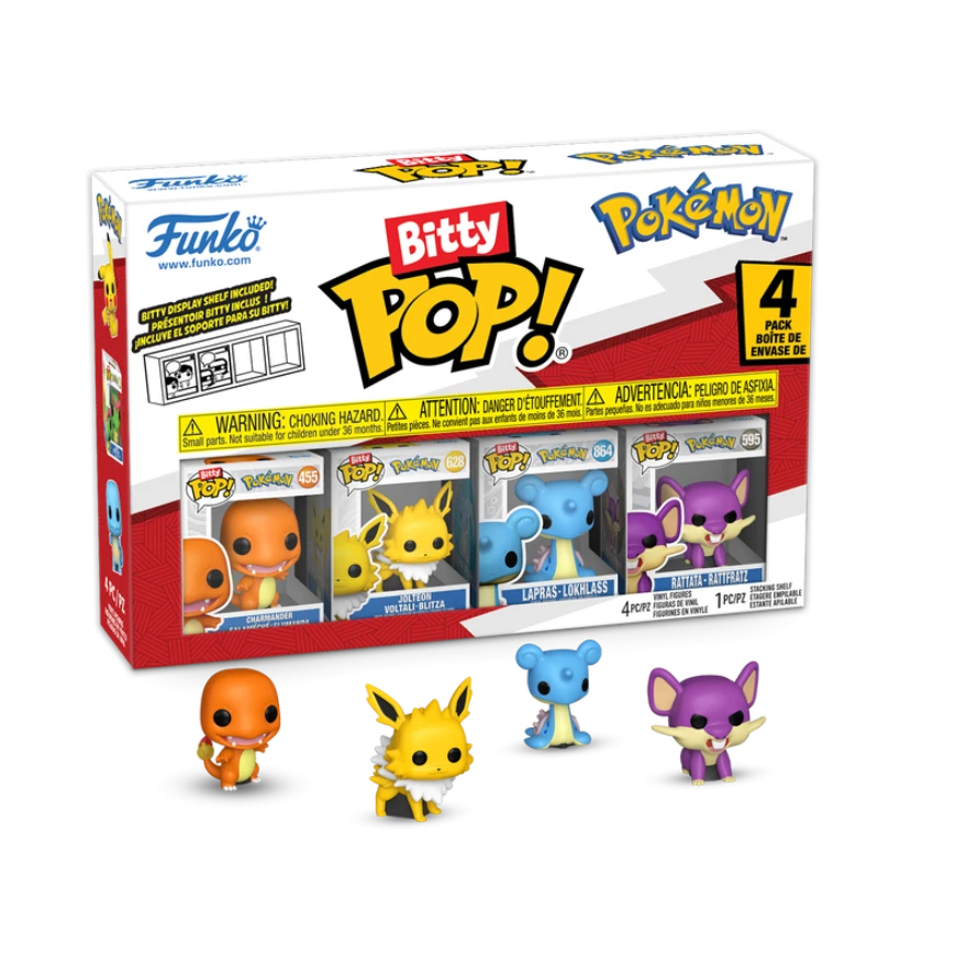 POKEMON - Bitty Pop 4 Pack 2.5cm - Salamèche
