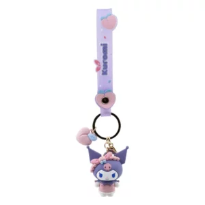 HELLO KITTY - Peach Series - Porte-Clés 6-7cm - Kuromi