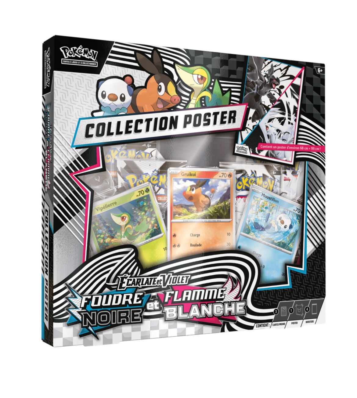 Pokémon - Coffret Poster - Foudre Noire & Flamme Blanche