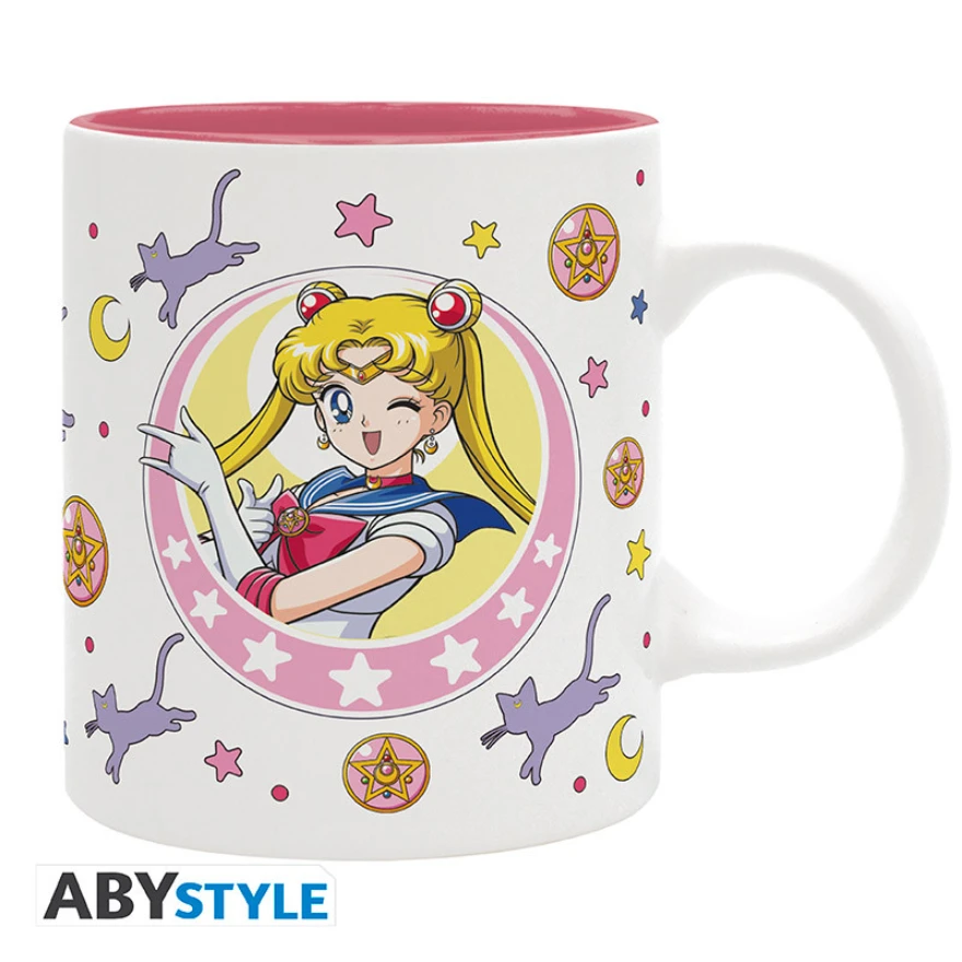 SAILOR MOON - Mug - 320 ml - Sailor Moon & Luna patch