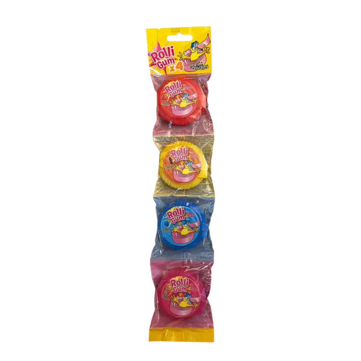 Funnycandy Rolli Gum 4-Pack