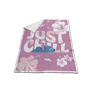LILO & STITCH - Just Chill - Couverture Sherpa 130x170cm
