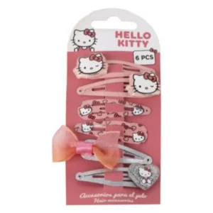 HELLO KITTY - Accessoires pour cheveux 6pcs