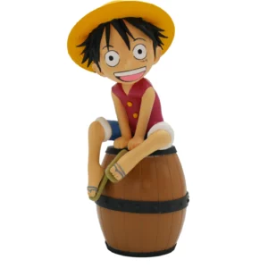 ONE PIECE - Luffy sur Tonneau - Figurine Lumineuse - 27 cm