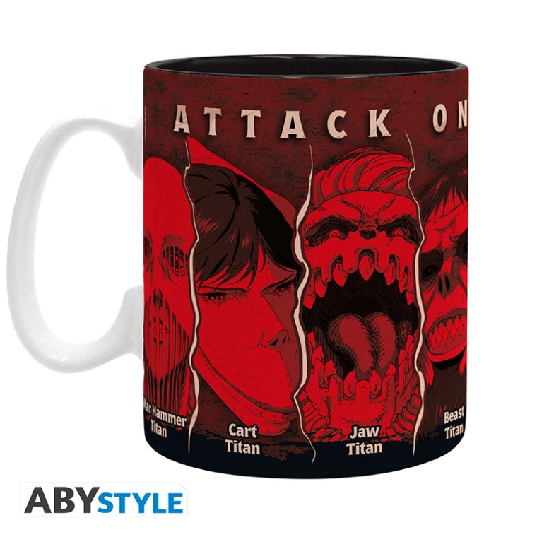 ATTACK ON TITAN - Mug - 460 ml - Les Titans – Image 2