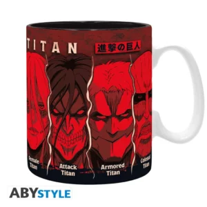 ATTACK ON TITAN - Mug - 460 ml - Les Titans