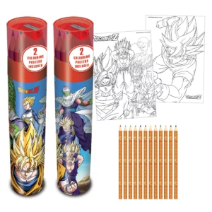 DRAGON BALL Z - Groupe - Tube 2 posters + crayons