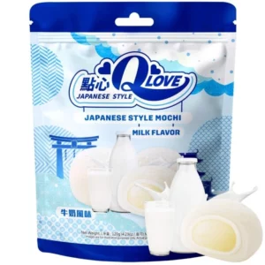 Sachet de mochi traditionnel au lait QLove 120 g