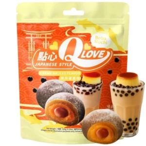 QLove Boba - MOCHI Crème Brûlée - 120 g