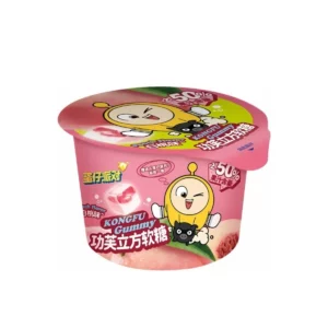 Bonbons gélifiés Haoliyuan Egg Party fourrés à la pêche 52 g