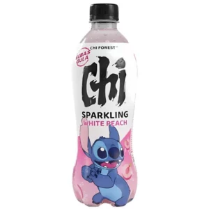 Boisson pétillante Chi Forest Lilo & Stitch Pêche Blanche Édition Limitée 480 ml