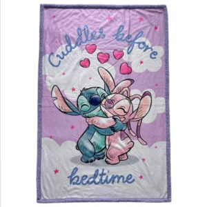 DISNEY - Plaid Sherpa - Stitch et Angel Calin