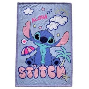 DISNEY - Plaid Sherpa - Stitch Holidays