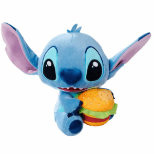 STITCH AVEC HAMBURGER - Peluche 25cm