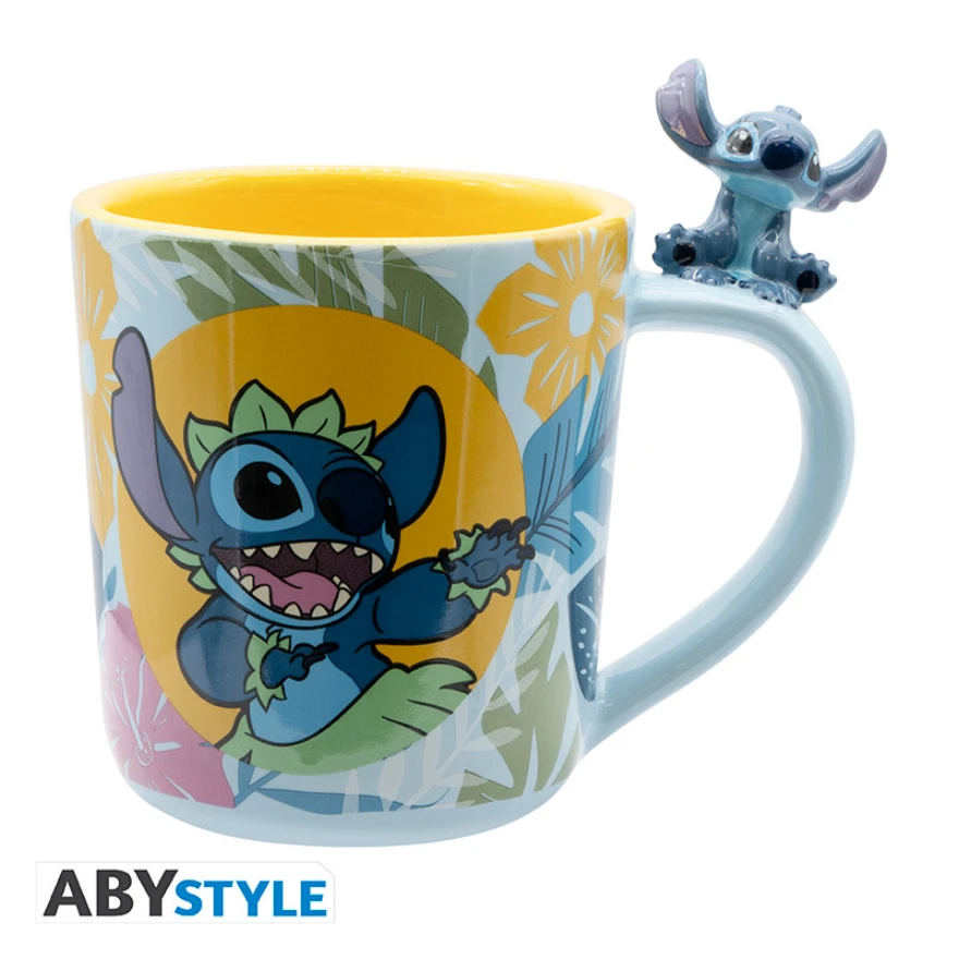 DISNEY - Mug 3D anse - Stitch hawaïen